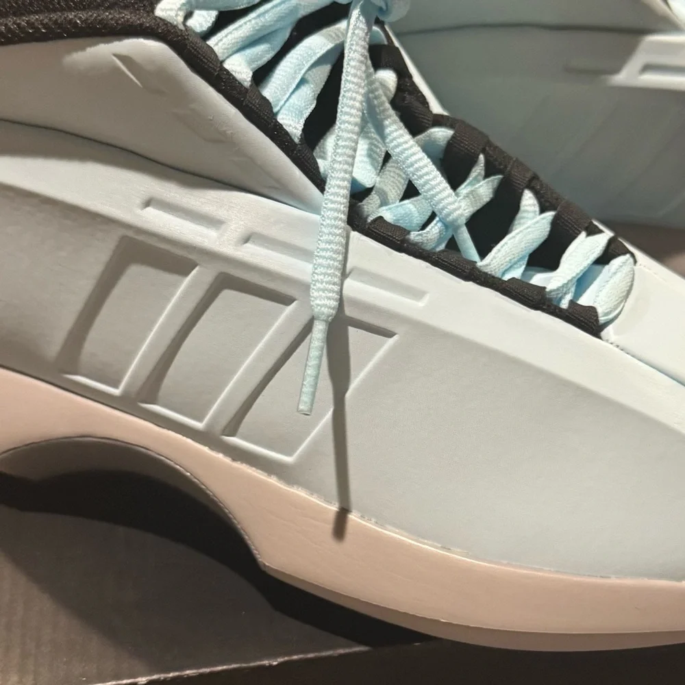 Adidas Originals Crazy 1 Kobe Basketball Shoes, Icy Blue, Size 7.5 Men’s - Picture 2 of 11